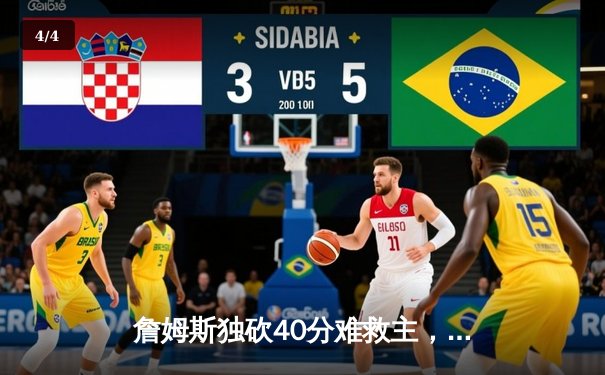 詹姆斯独砍40分难救主，湖人加时惜败掘金，系列赛1-3陷入绝境 - 4